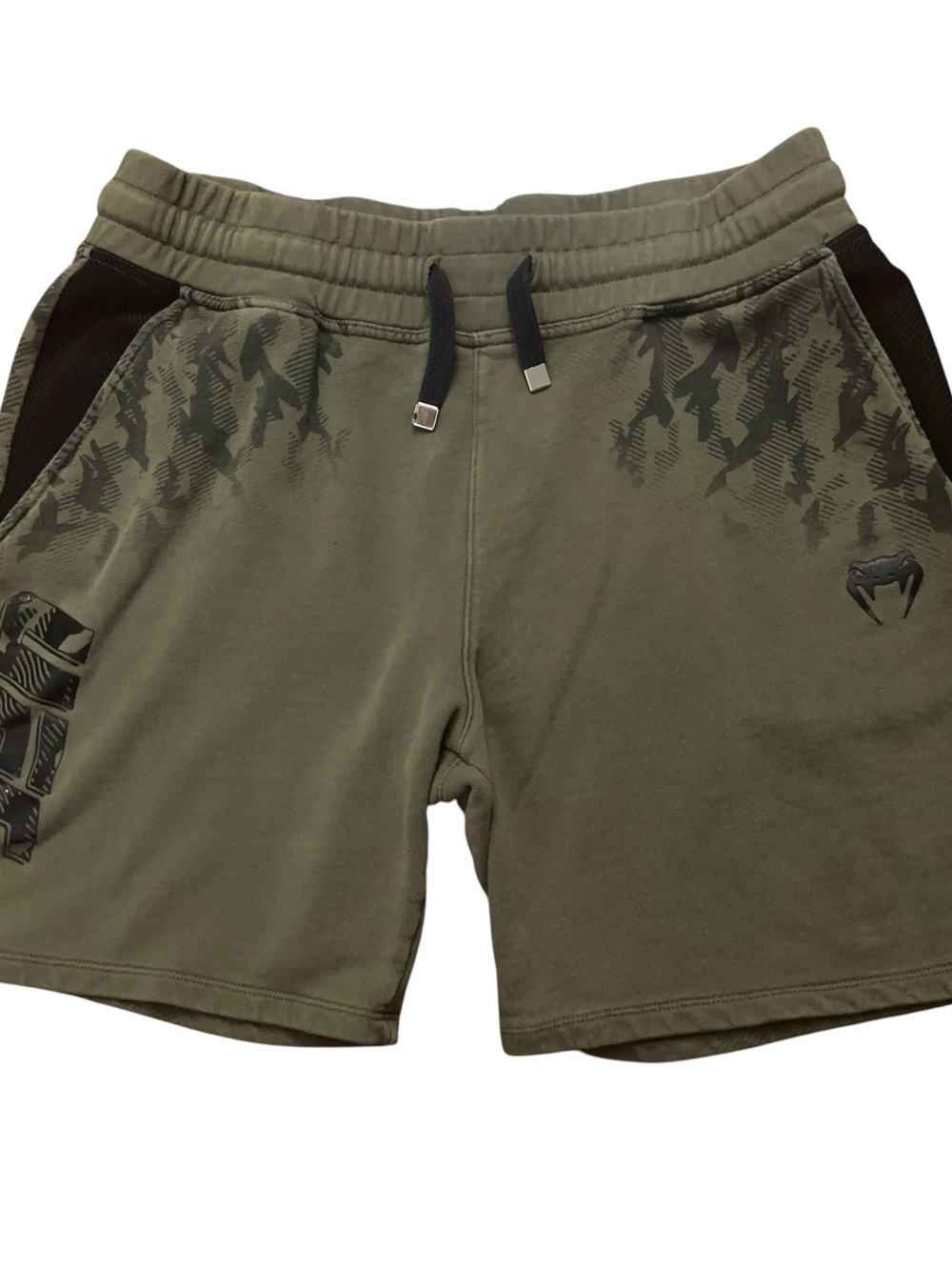 UFC Venum Authentic Fight Week Sweat Shorts Mens XL Fleece Drawstring Green